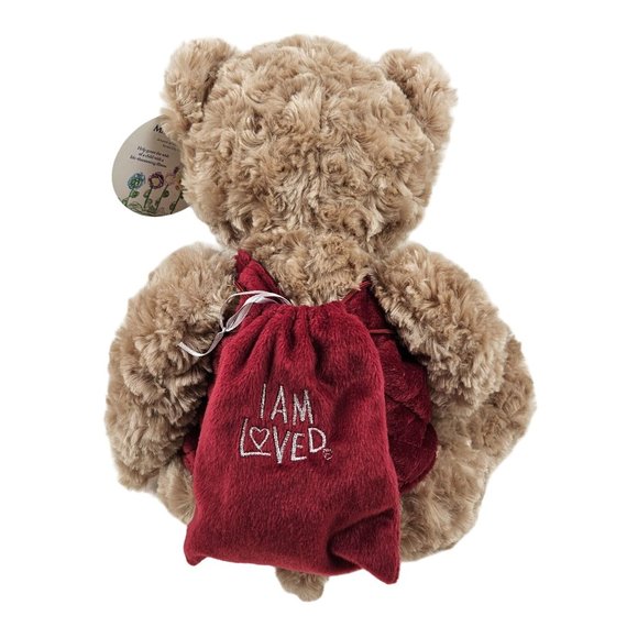 Helzberg Diamonds Beverly Hills Teddy Bear Curly I Am Loved Make A Wish Plush - Picture 8 of 11